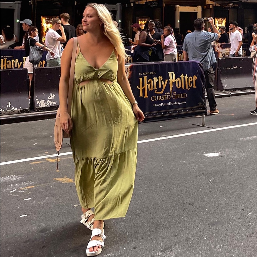 Green Abercrombie Maxi Dress